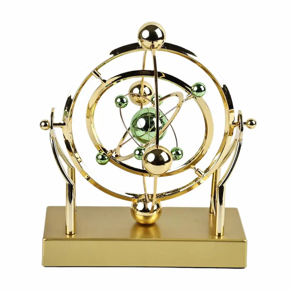 Space celestial body perpetual motion machine desktop model ornament, creative home rotating decoration desktop gift