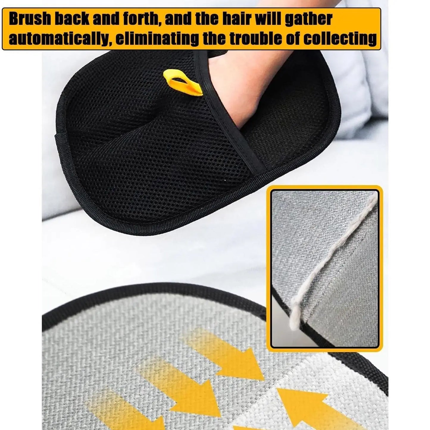 Pet Hair Cleaning And Collection Gloves Pet Double-sided Multi-functional Beauty Glove Tool For Washing Deshedding Grooming