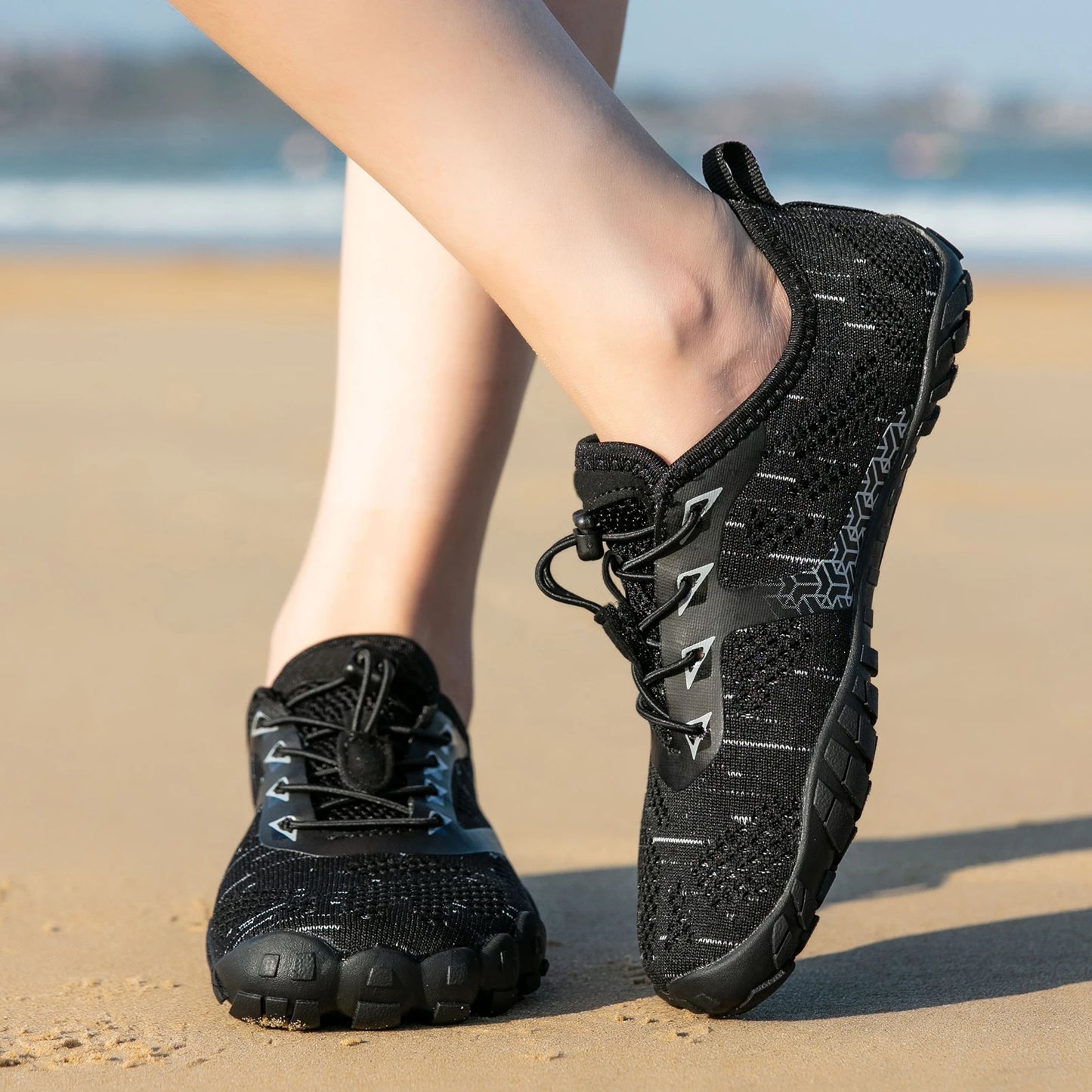 Water Shoes for Women Men Comfortable Barefoot Shoes Upstream Breathable Beach Shoes Quick Dry River Sea Aqua Shoes Sneakers