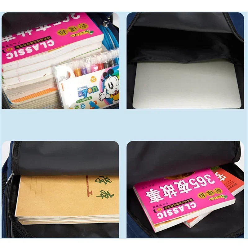 Waterproof Children School Backpack, Casual Primary Schoolbag Book Bag for Boys Daily School Use