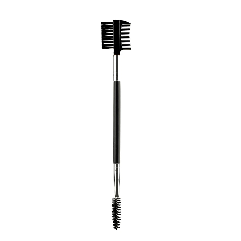 1/2/5PCS 3 Head Eyebrow Eyelash Shaper Double Head Brush Makeup Grooming Tool Cosmetic With 3 Different Spoolie Brushes
