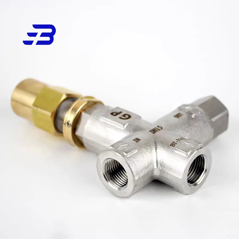 500-600bar Pressure Washer Adjustable High Pressure Washer Parts Regulator Bypass Pressure Washer Unloader Valve VHP60