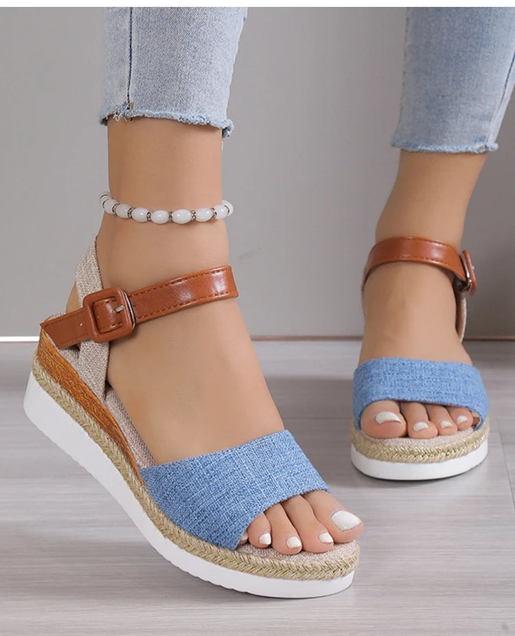 Fashion Shoes Sandals Women Wedge Sandals For Women Casual Women's Sandals Elegant Soft Female Zapatos De Mujer Footwear