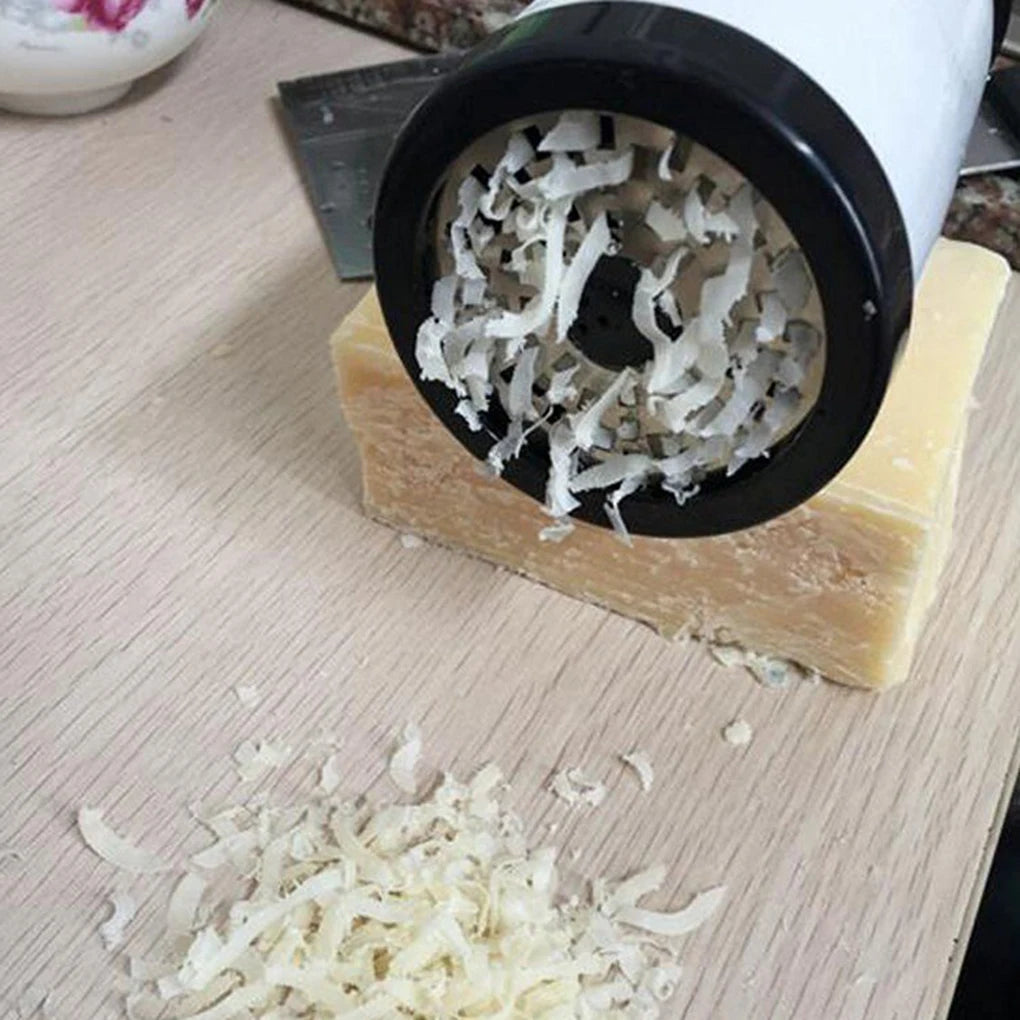 Cheese Grater Cutter,Kitchen Gadget Grater DIY Butter Food Mill Cheese Grater Slicer ABS Stainless Steel