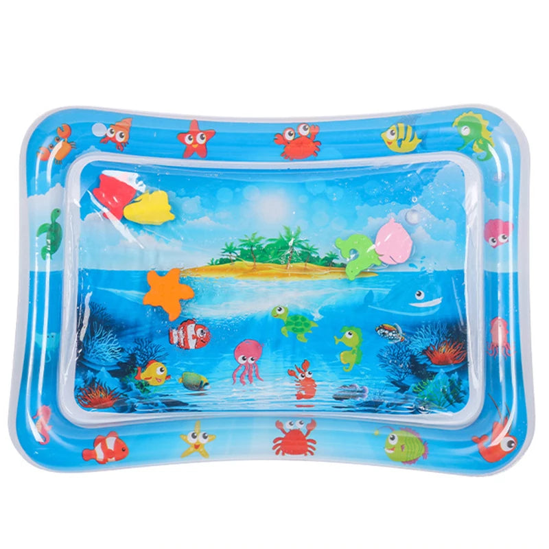 Water Mat for Babies Inflatable Activity Center, Baby Water Mat for 3 6 9 12 Months Infants Baby Toys for Toddlers, Promote Bab