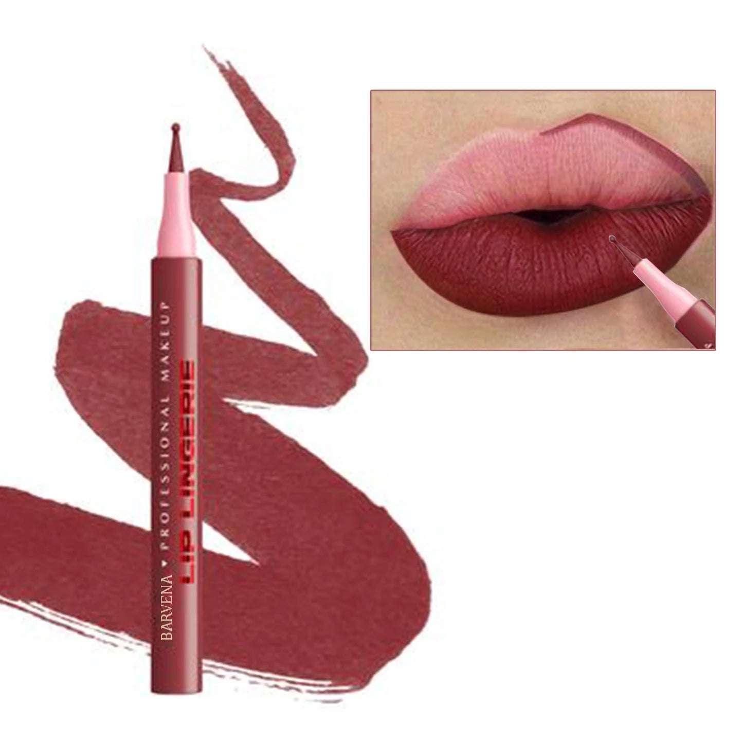 12 color matte lipliner lipstick lip pencil long-lasting waterproof, sweat proof, non dry cosmetics women's cosmetic pen