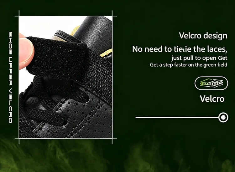 Children's Boys Low-Top Football Shoes Summer Breathable Sport Training Sneakers Outdoor Youth Turf Soccer Shoes