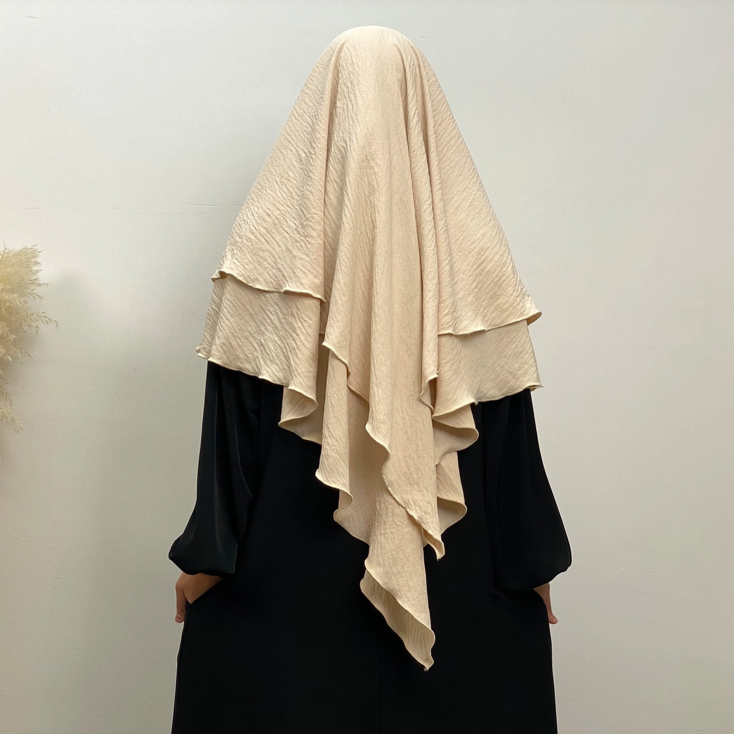 Islamic Clothing Women Muslim Plain Long Khimar Hijab Scarf Headcover Eid Prayer Garment Headdress Dubai Saudi Turkey Indonesia