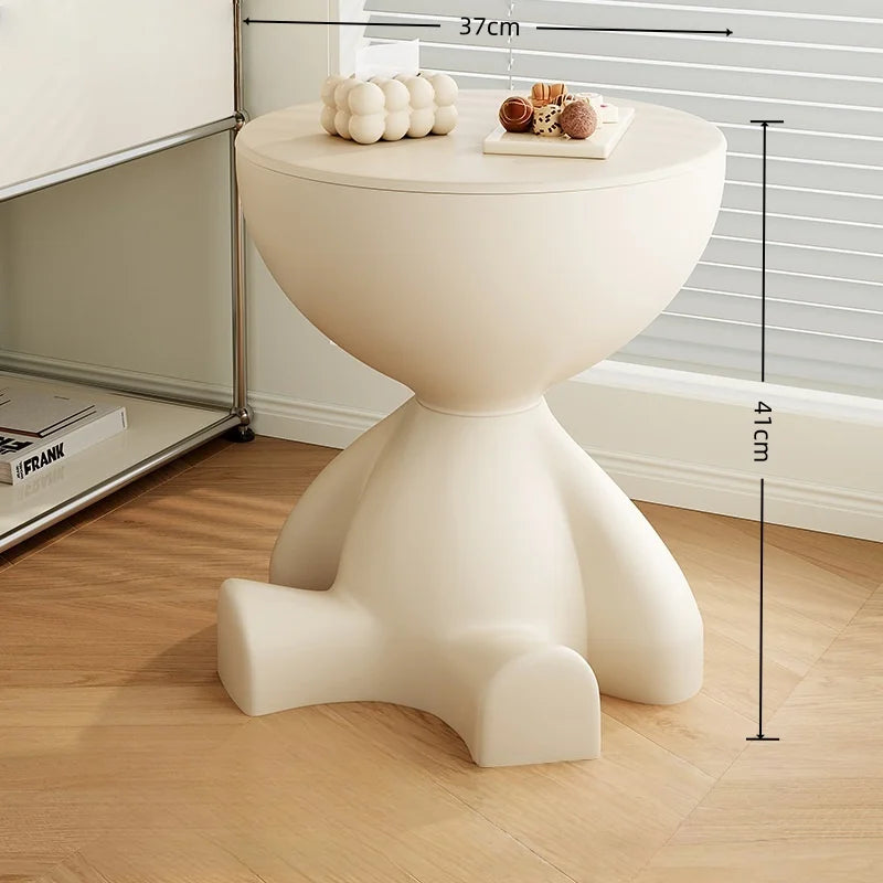Creative Light Luxury Cartoon Sofa Edge Table Creative Flat Head Coffee Table Small Household Coffee Table Furniture Side Table