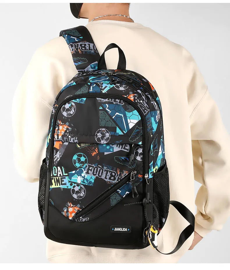 Children School Backpack for Boys Schoolbag for Kids Teenage Elementary Middle Waterproof Lightweight Bookbag Daypack 3-9 Garde