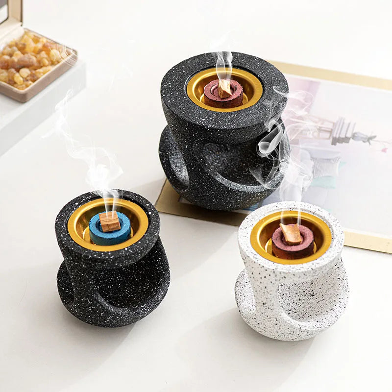 Y Modern Resin Hanging Pot Shaping Incense Burner Handheld Aromatherapy Burner Middle Eastern Arabian Festival Home Decoration