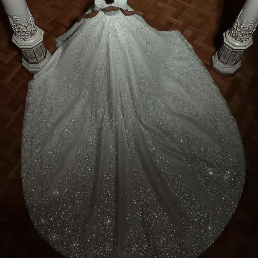 Luxury 2026 Wedding Dresses Two Pieces Ball Gown Dress For Bride Vintage Crystals Bridal Gown Vestido De Novia Customized