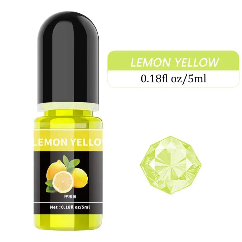 Epoxy Resin Pigment 5ml Liquid Epoxy UV Resin Dye Transparent Colorant For UV Resin AB Glue Coloring DIY Resin Art Jewelry Makin