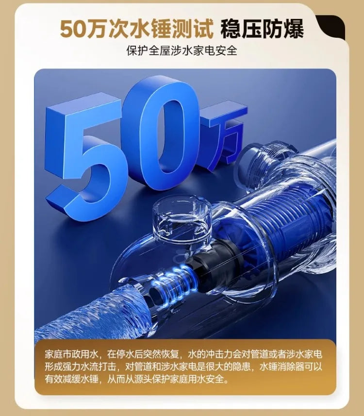 220V AUX Whole House Water Filter Automatic Backwash Stainless Steel Purifier for Home WCL