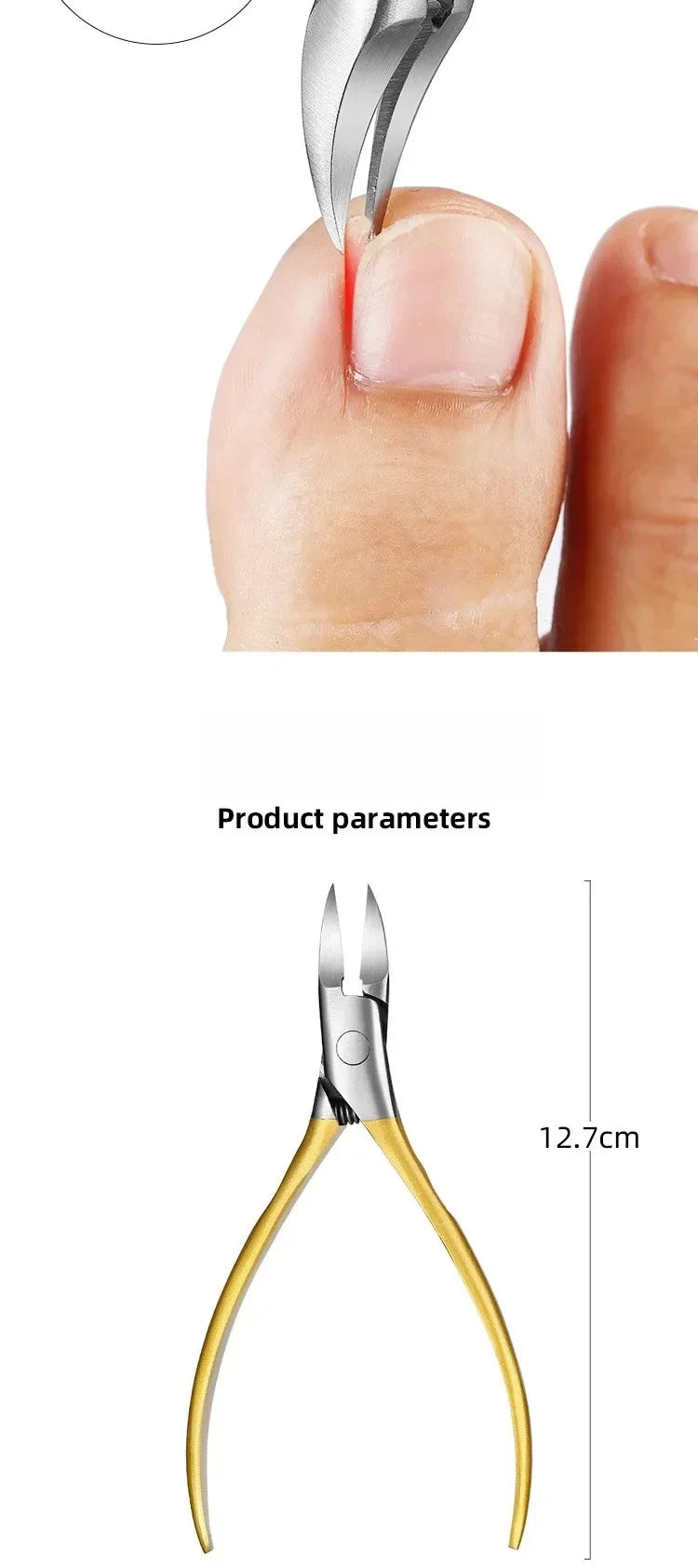 Nail Clippers Toenail Cutters Pedicure Manicure Tools Anti-Splash Ingrown Paronychia Professional Correction Tool Nails