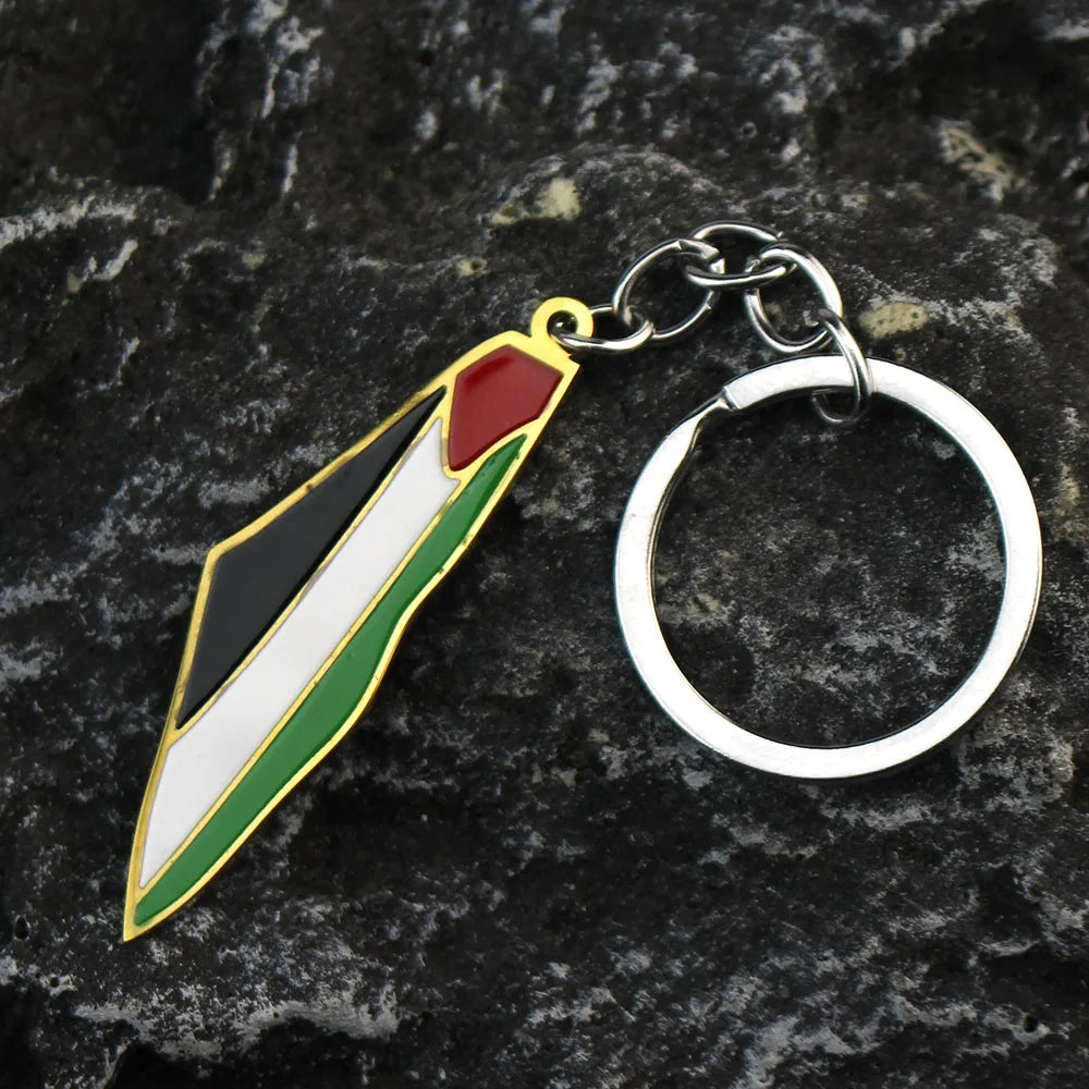 Palestine Map Flag Pendant Necklace For Women Men Stainless Steel Map Geography Necklace Choker Chain Jewelry