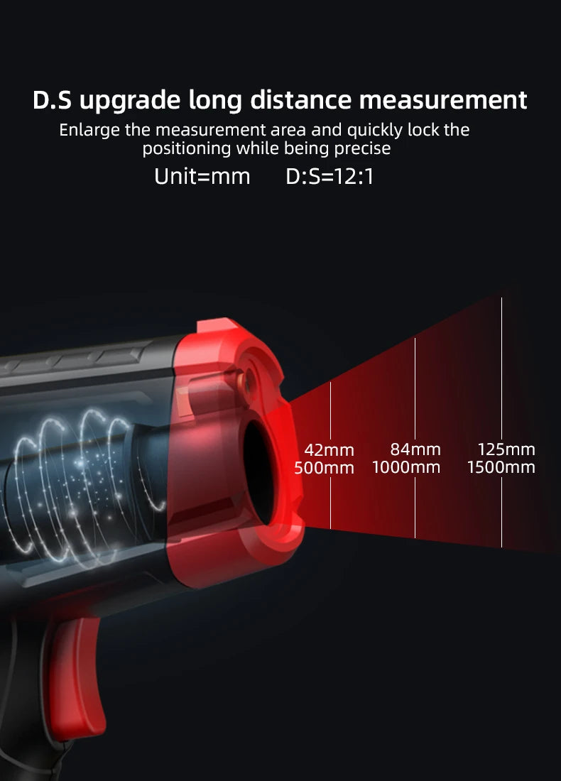 Digital Infrared Thermometer -50~600℃ IR Laser termometro Pyrometer Gun Non-Contact Laser Temperature Meter gauge Tools