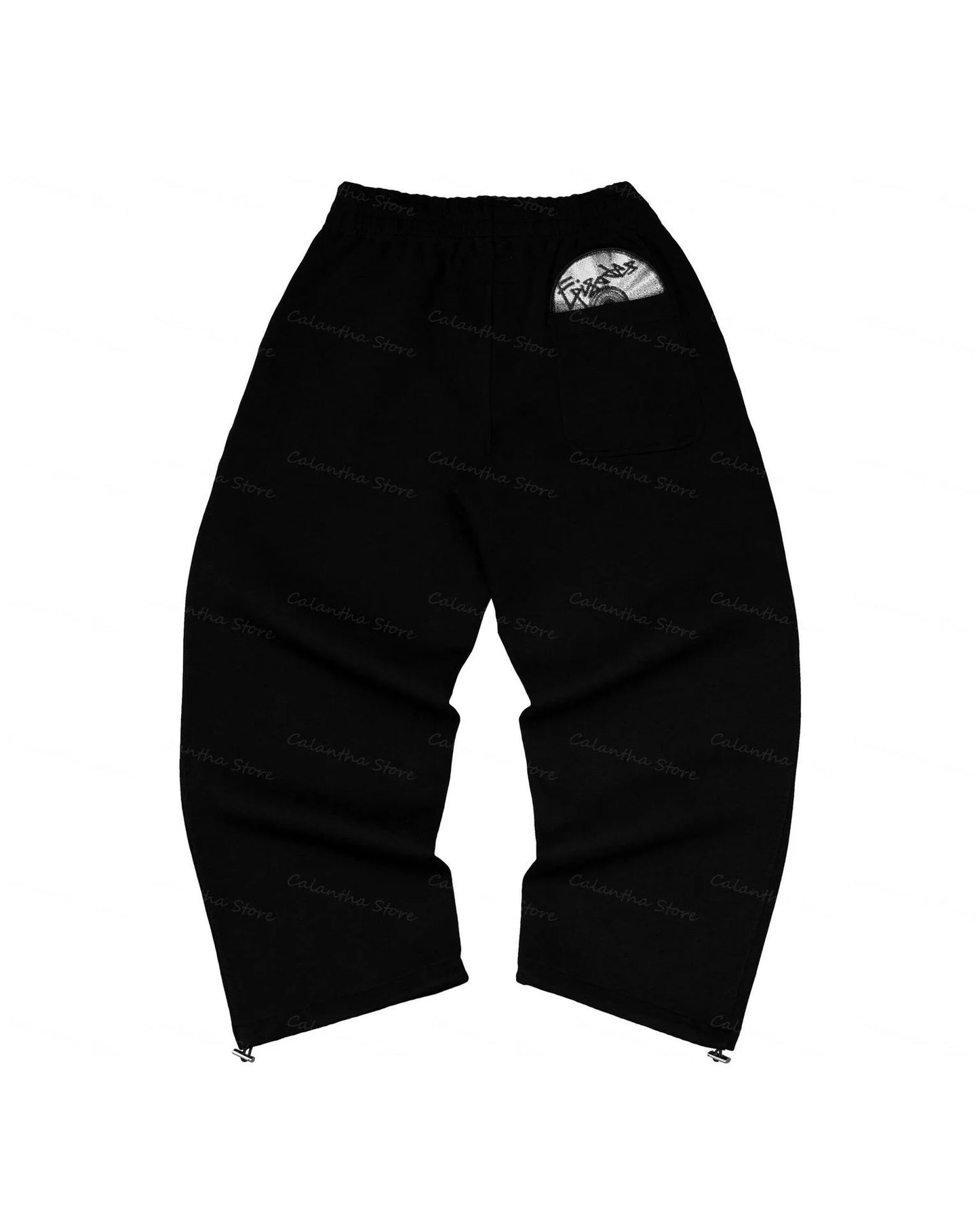 fashion trend embroidered casual pants men high street fashion design comfortable sweatpants loose and versatile jogging pants