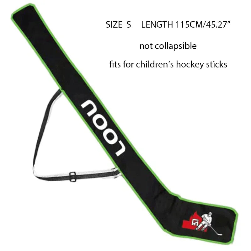 1Pc Portable Ice Hockey Stick Bag Waterproof One Shoulder High Quality Hockey Stick Accessories with Adjustable Shoulder Strap