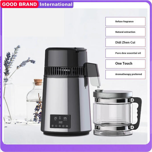 4L Water Distiller Purifier Filter For Three screen touch Display Stainless Steel Cooler Office Home Use Prevent Burning Dry