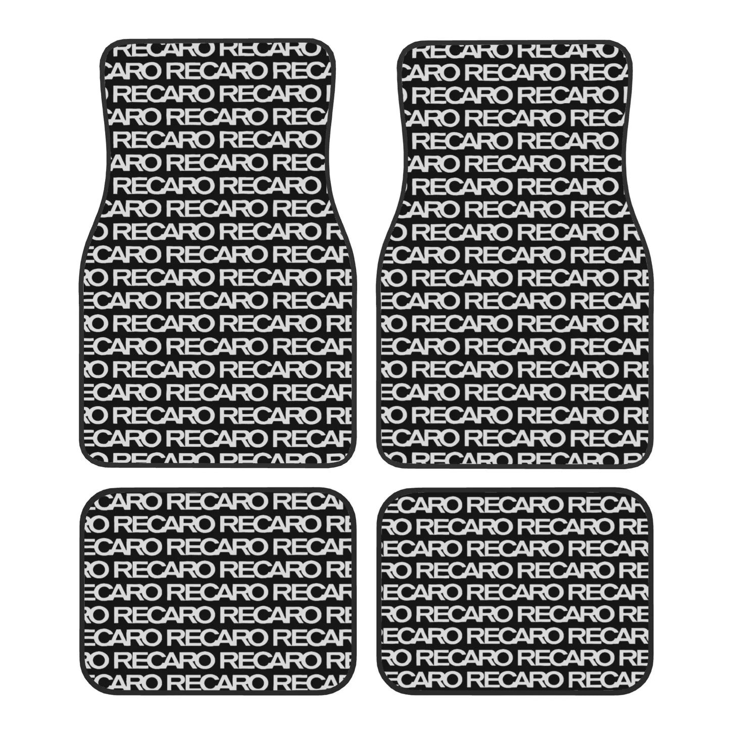 Crystal Velvet Car Floor Mats 4 Pcs Non-Slip Carpets Rugs Recaros  Universal Car Front Rear Carpets Foot Mats