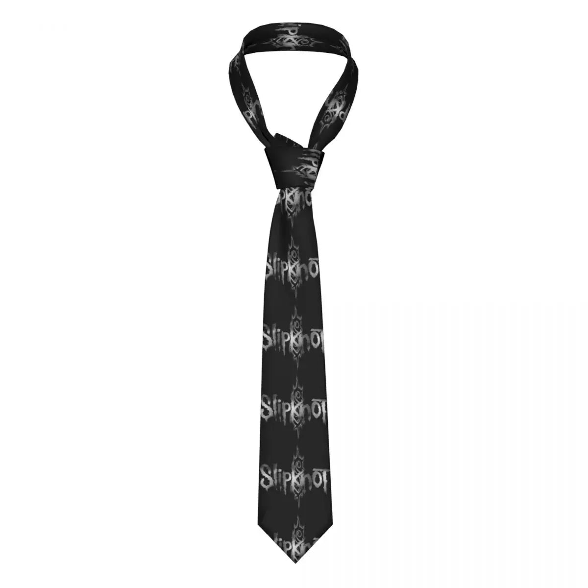 Slipknots Neckties Men's Customized Silk Heavy Metal Rock Music Gift Neck Tie for Office