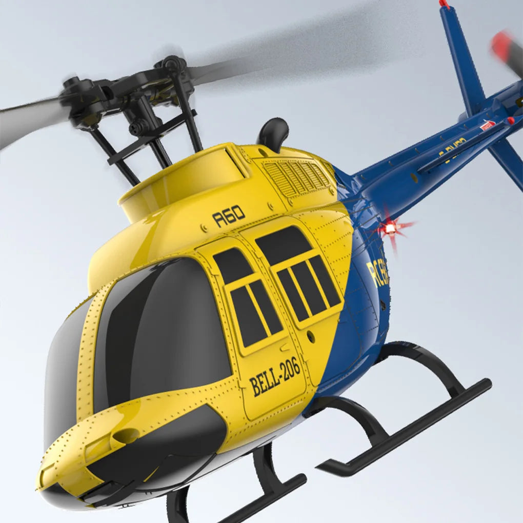 RC Plane RC ERA A60 1/42 remote-controlled aircraft Bell 206 helicopter 2.4G 4CH Altitude Hold Optical Flow Positioning