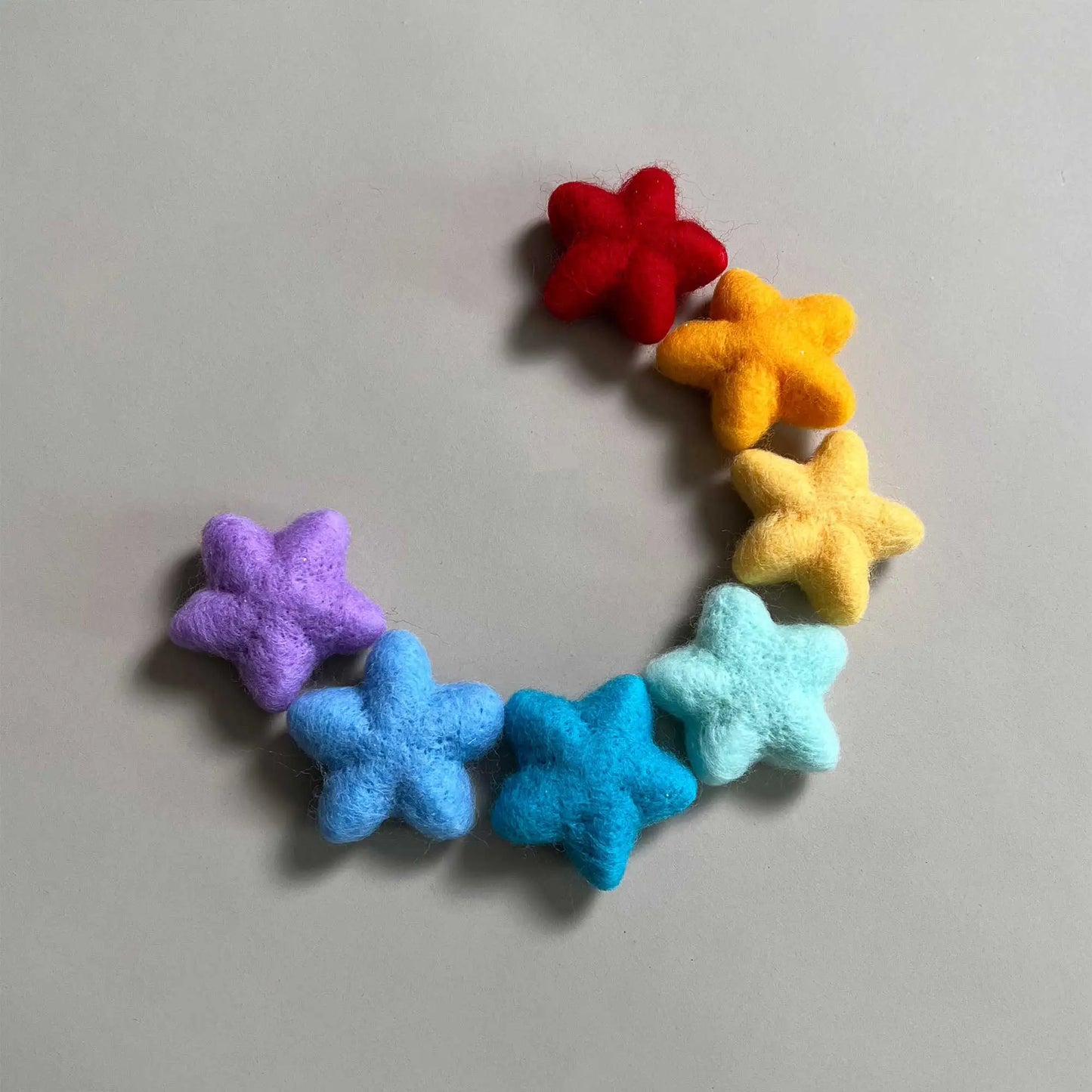 Accessories for Newborn Photography Made of Babies Wool Felt Star Heart Shapes Baby Studio Accessories Decorations