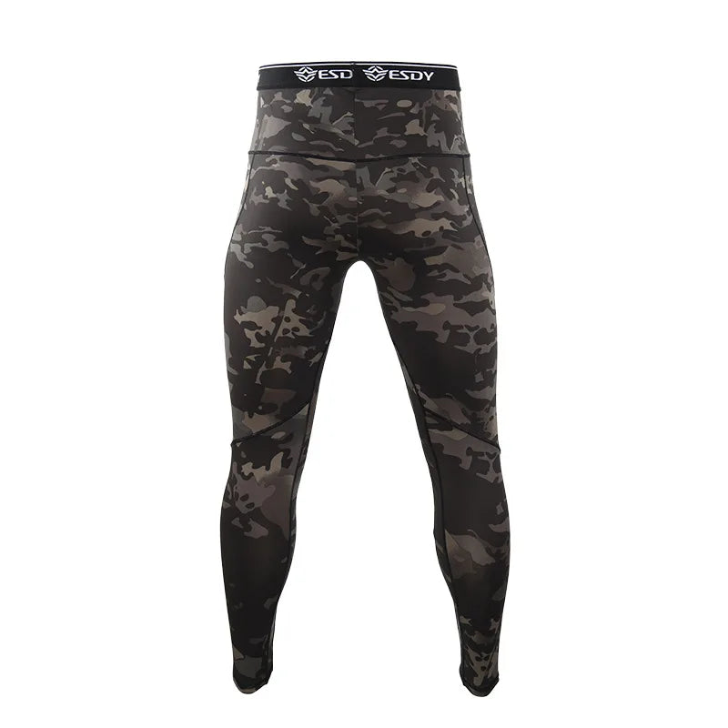 Thermal Underwear Men Winter Fleece Warm Tights Compression Quick Drying Thermo Lingerie Set Long Johns Man Camouflage Clothing