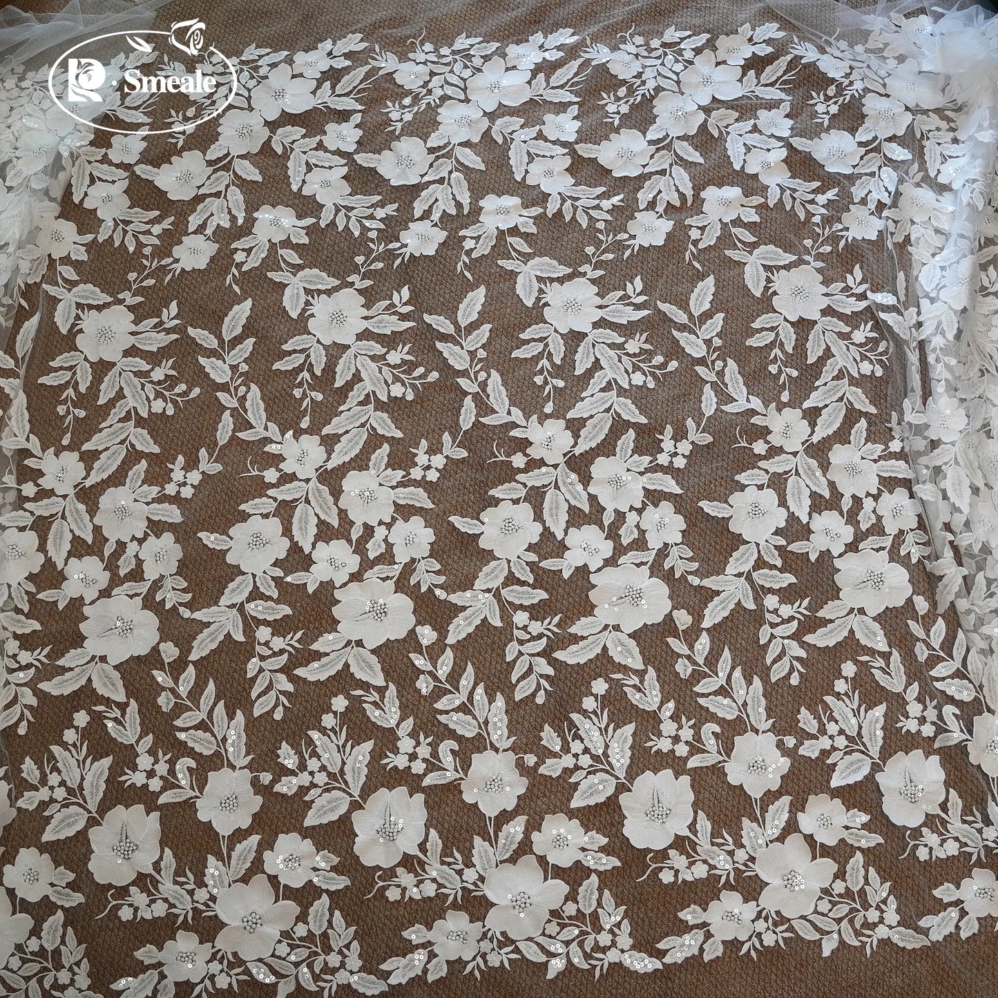 New Wedding Dress Headwear, Embroidered Sequins, Flower Cheongsam, Wedding Dress Tablecloth, Handmade DIY Accessories Decoration