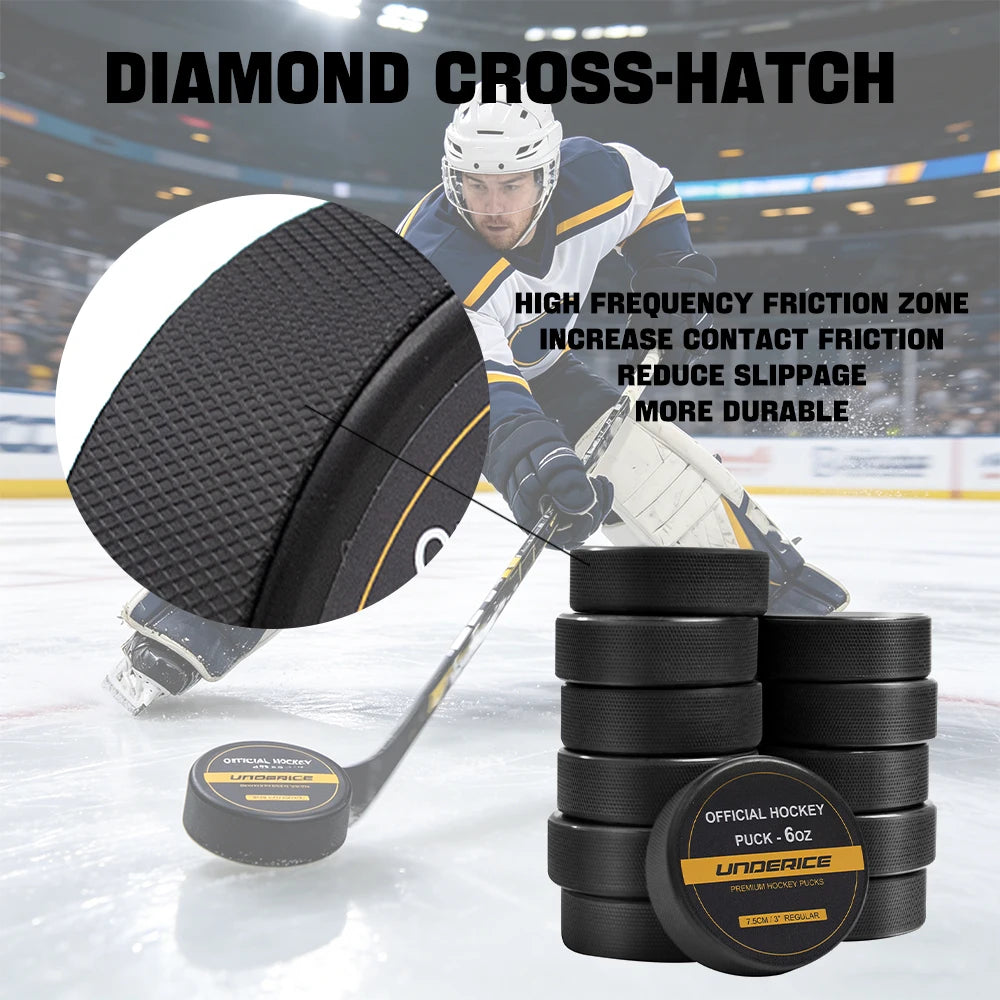 5/10pcs Hockey Puck Ice Hockey Pucks Solid Ball for Practicing Classic Training Hockey Accessories