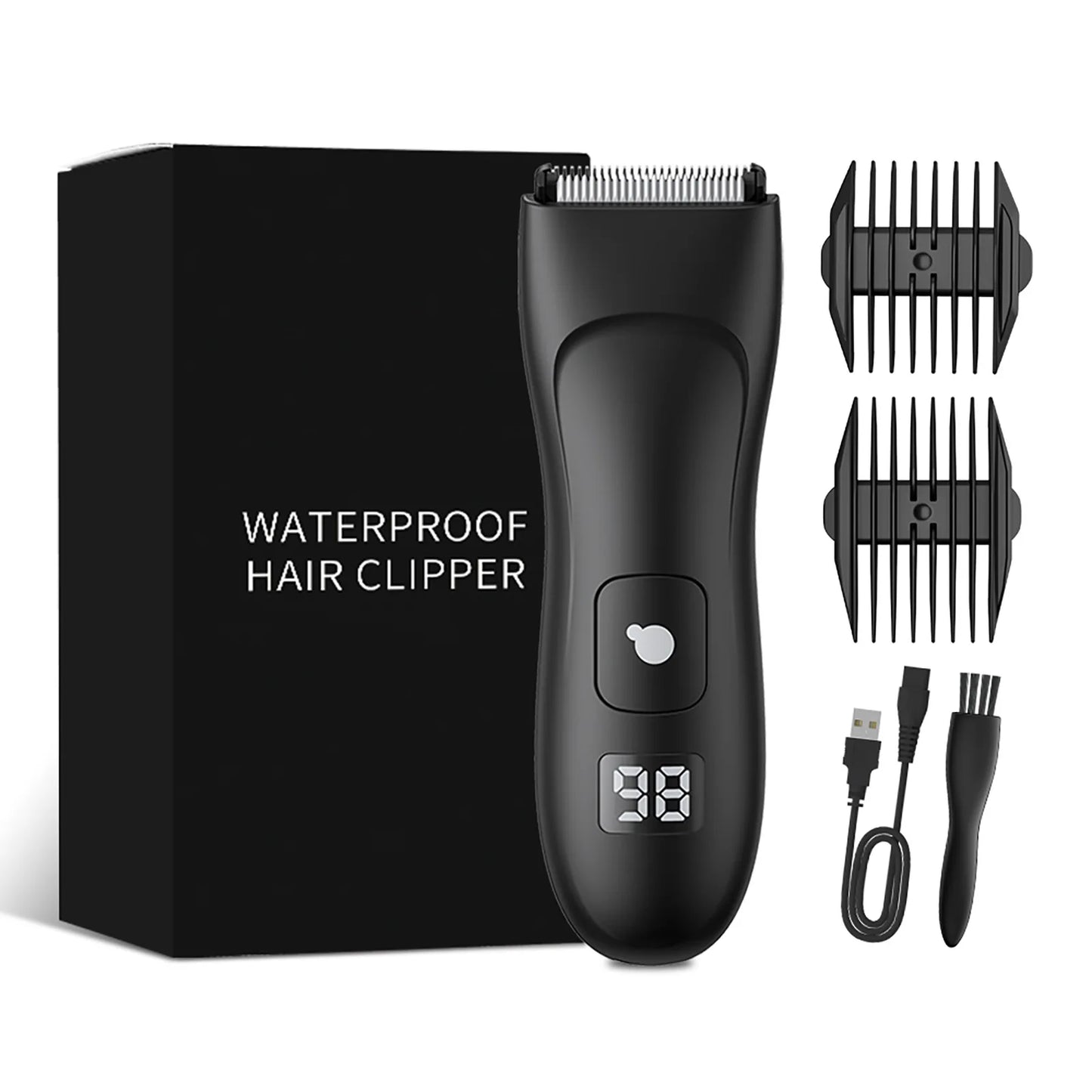 Mens Body Hair Trimmer for Men Balls Women Lady Shaver Hair Removal Bikini Trimmer Groin & Body Shaver Groomer Arm Beard Razor