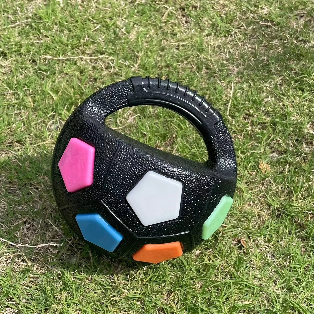 Pet Dog Toy Football Shape,Durable Rubber,Squeaky,Suitable for Medium to Large Breeds Interactive Pet Toy,Companion Toy for Pets
