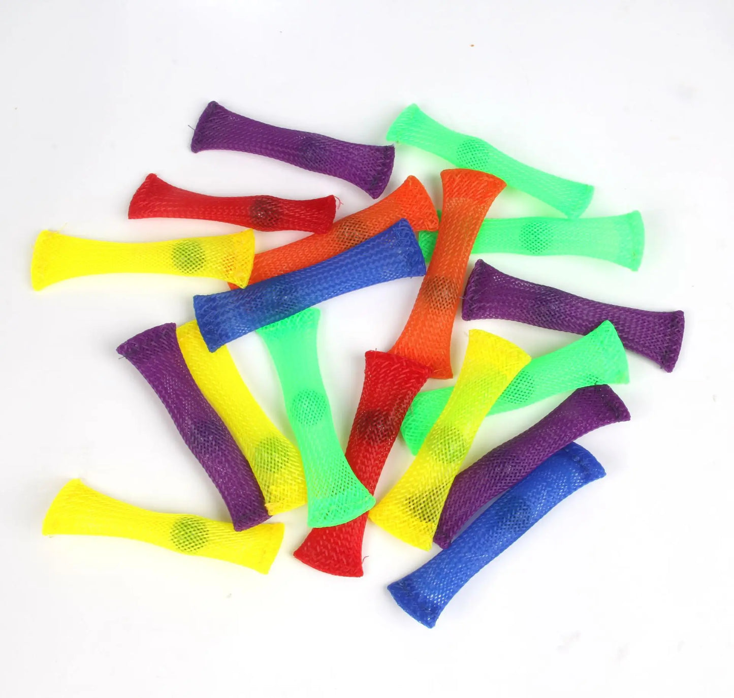 Sensory Toys Marbles Ball Autism ADHD Anxiety Therapy Toys EDC Stress Relief Hand Fidget Toys Braided Mesh Easy Bend With Marble