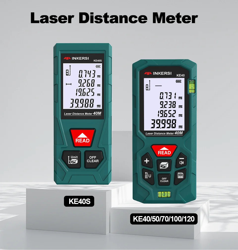 Laser Distance Meter Digital Rangefinder Roulette Trena Measuring Tape Construction Tool Laser Tape Measure Range Finder