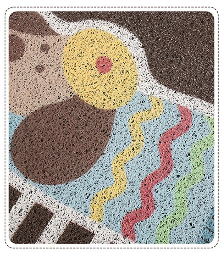 Three-piece Set Car Carpet Cute and Dirt-resistant Floor Mats Anti-dirt Non-slip Wear-resistant Protective Mats for Cars