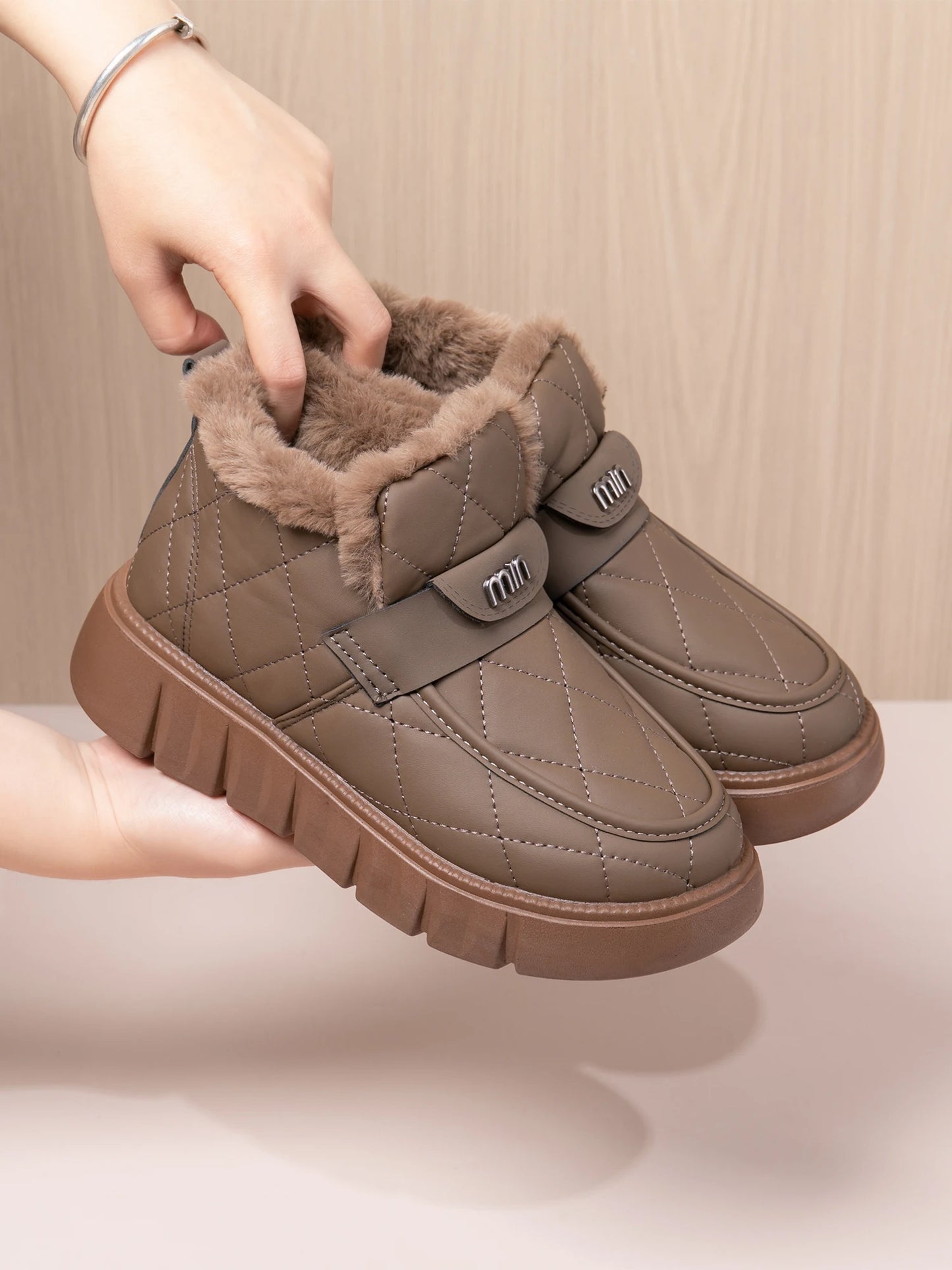 2026 Winter New Arrival Women's Shoes Thick Bottom Anti-Slip Wear-Resistant Cold-Proof Warm Comfortable Free Shipping