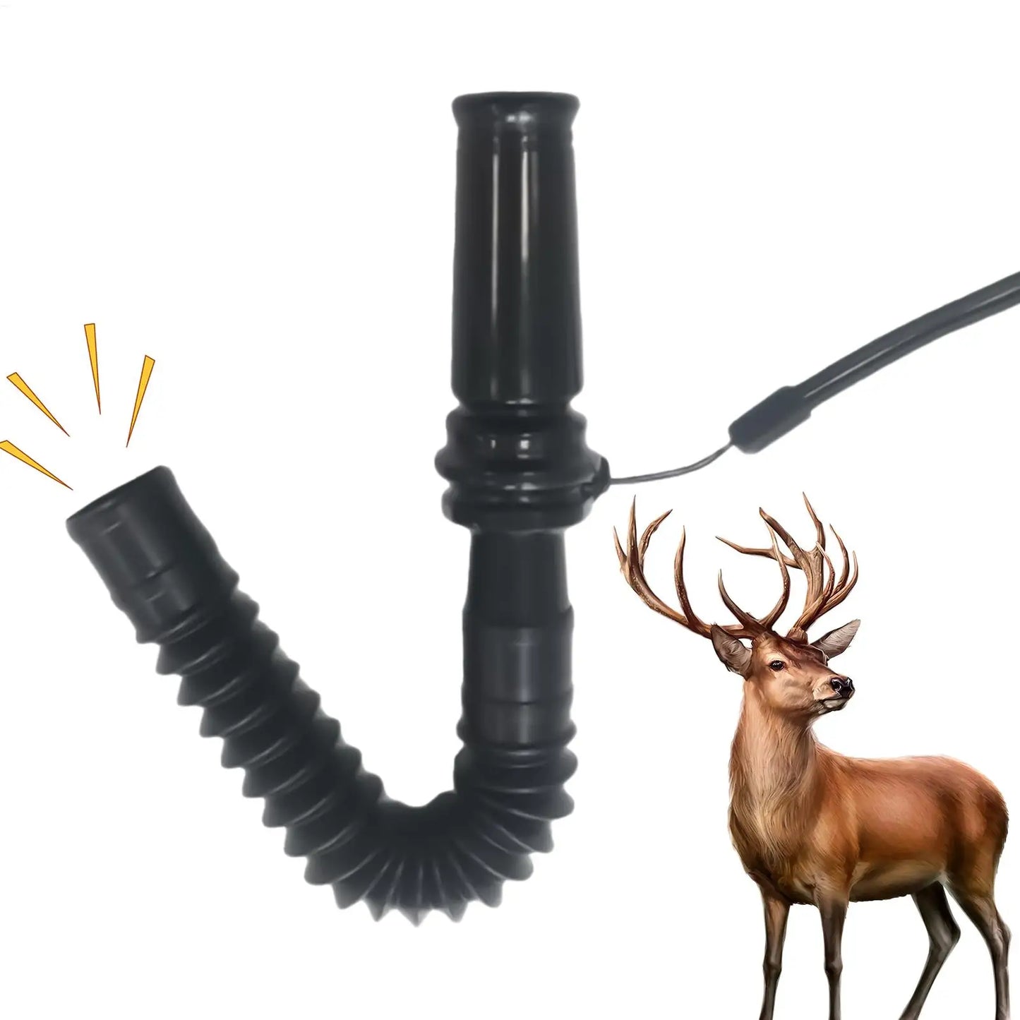 Hunting Deer Call Outdoor Hunting Realistic Sounds Deer Call Portable Hunters Lure Equipment with Realistic Vocalizations