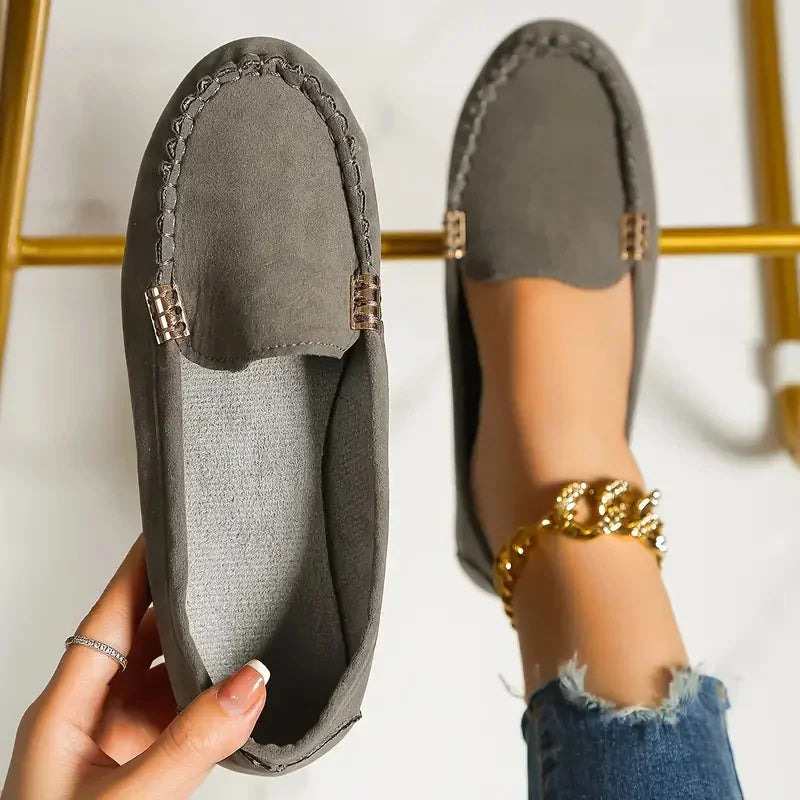 Women Flats Spring Autumn Wear-resisting Loafers Casual Fashion Single Shoes Non-slip Soft Flat Sneakers Women Zapatos De Mujer