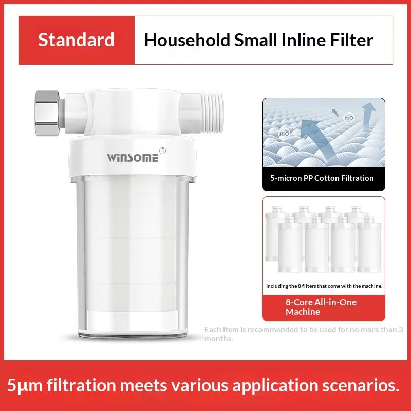 Water Heater Filter Washing Machine Pre-filter Tap Water Faucet Water Purifier Shower Bath Filter Cartridge PPF Cotton