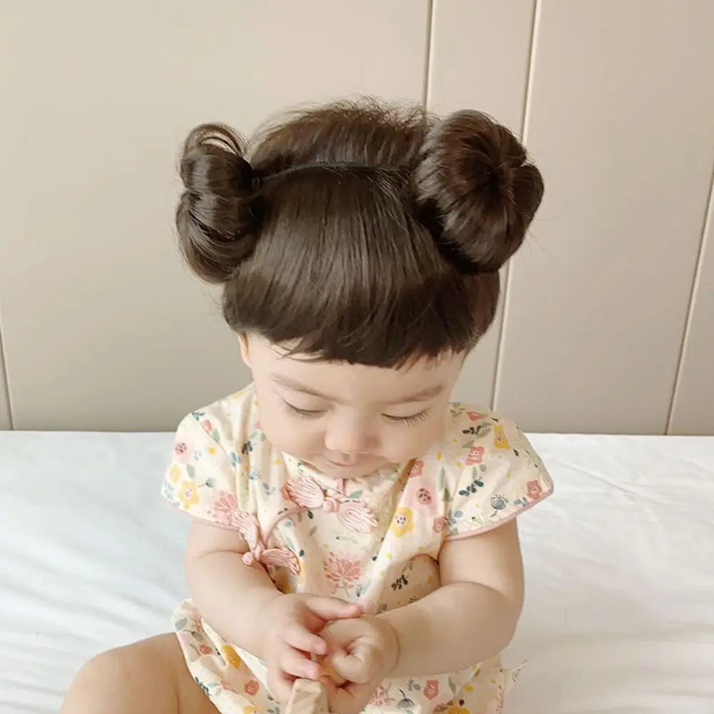 Baby Wig Bangs Hairband Children's Hair Accessories Baby's First Birthday Photography Styling Hair Accessories Gift