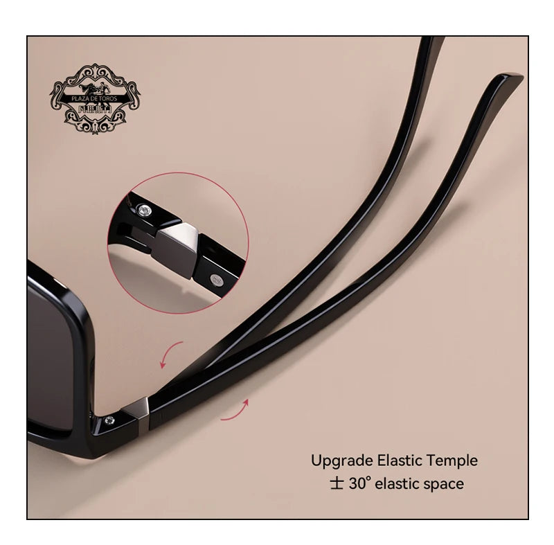 Classic Square Polarized Sunglasses Men Women Retro Black Sun Glasses Male Female Fashion Summer Anti Glare Driving Shades UV400