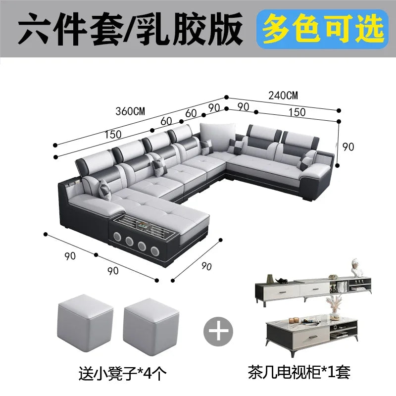 Seater Modern Sofa Ajustable Luxury Sectional Multifunctional Reclining Sofa Cushion Lazy Meubles De Maison Salon Furnitures