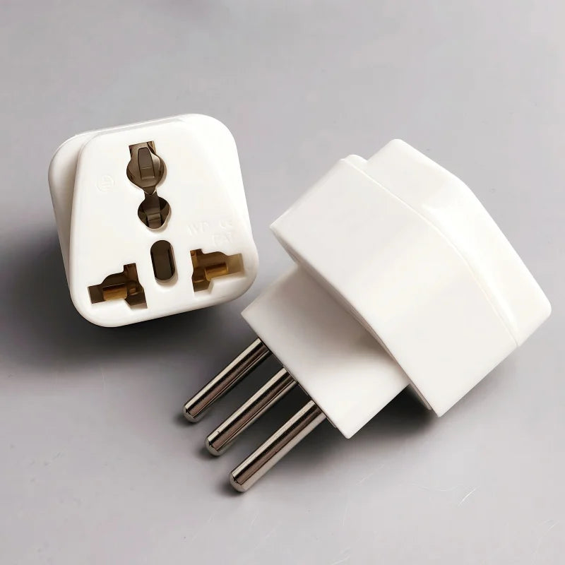 Universal 2025!UK/US/EU/AU To Italy Italian 3pin Travel Plug Converter Adapter Type L Plug Adaptor Convert
