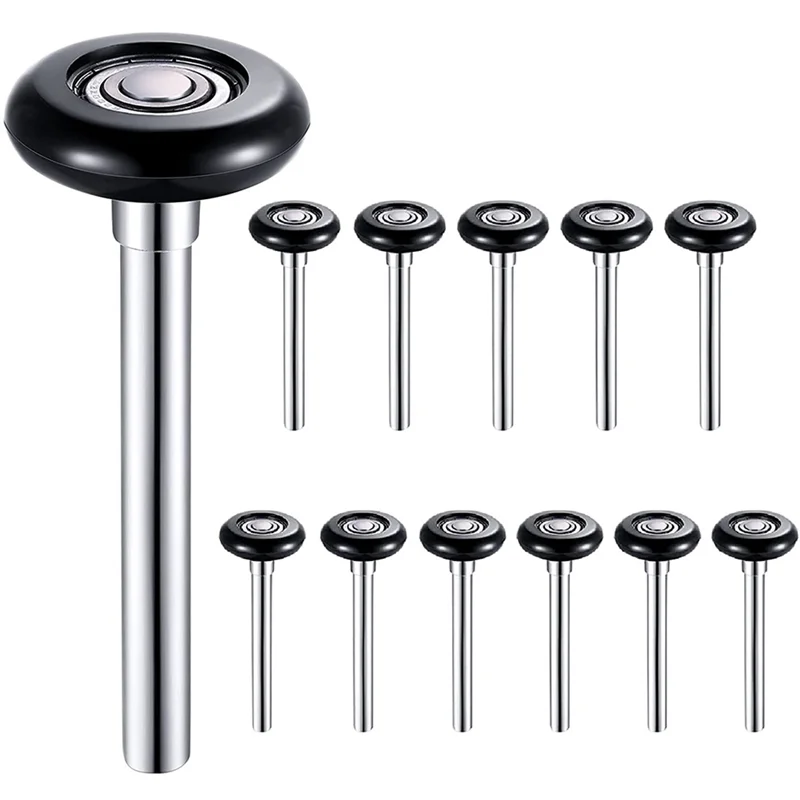 A04I 12 Pack Nylon Garage Door Roller 2 Inch Quiet Garage Rollers Bulk 6200Z Replacement Garage Door Roller