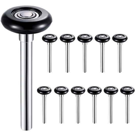 A04I 12 Pack Nylon Garage Door Roller 2 Inch Quiet Garage Rollers Bulk 6200Z Replacement Garage Door Roller