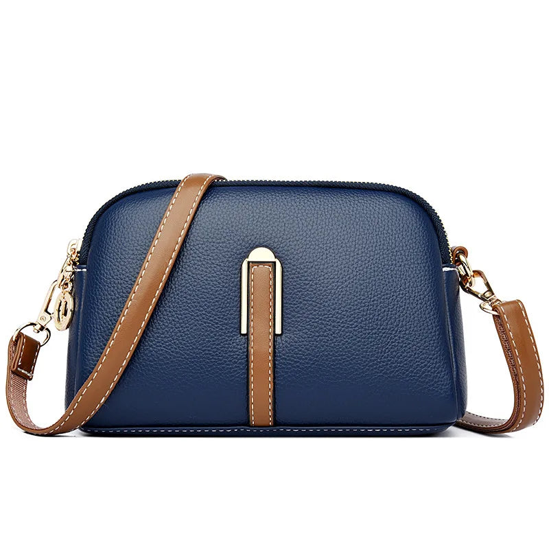 Women's bag 2025 new spring/summer shell bag, simple shoulder bag, zero wallet texture, western-style crossbody small bag