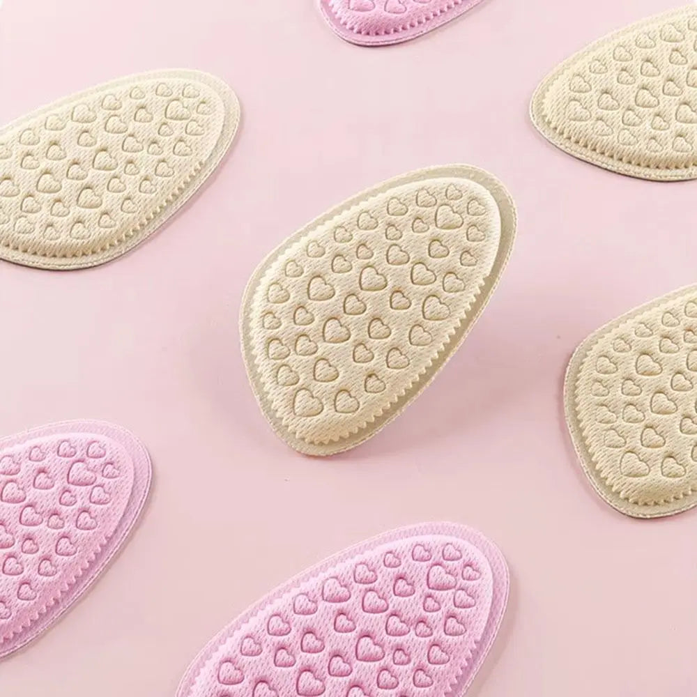 Soft Forefoot Pads Comfortable Sweat-wicking Half Insoles Wear-resistant Breathable Women Shoe Insoles Foot Care