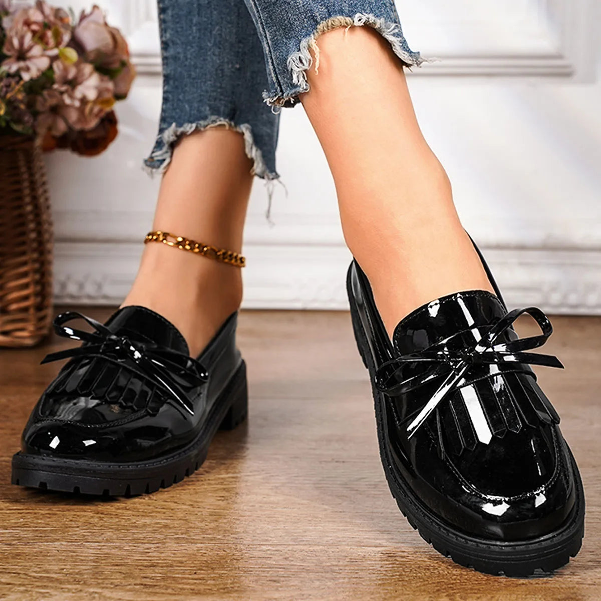 Comemore Women Flat Oxford Shoes Soft Leather Sneakers Low Medium Heeels Pumps Slip on Loafers Summer Footwear for Woman Zapatos