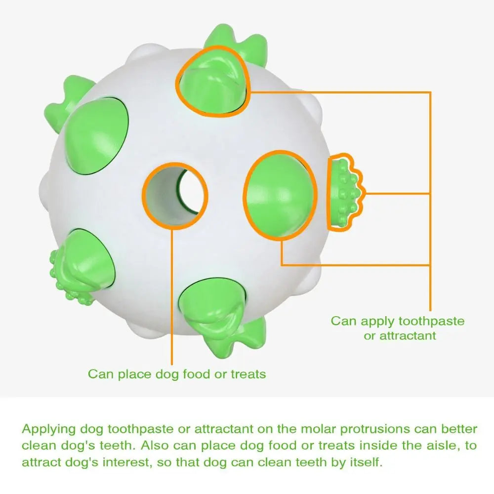 Pet Supplies Bite Resistant Pet Toy Ball TPR Wear Resistant Dog Chew Toy Non-slip Pet Teeth Cleaning Ball for Dogs Puppy Cats